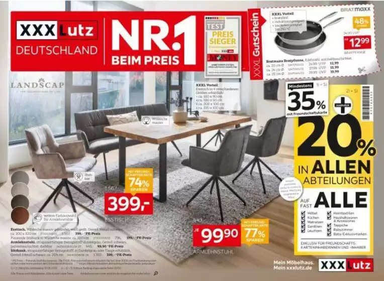 XXXLutz Prospekt | Nr. 1 beim Preis | 2026-08-03T00:00:00.000Z - 2026-08-15T00:00:00.000Z