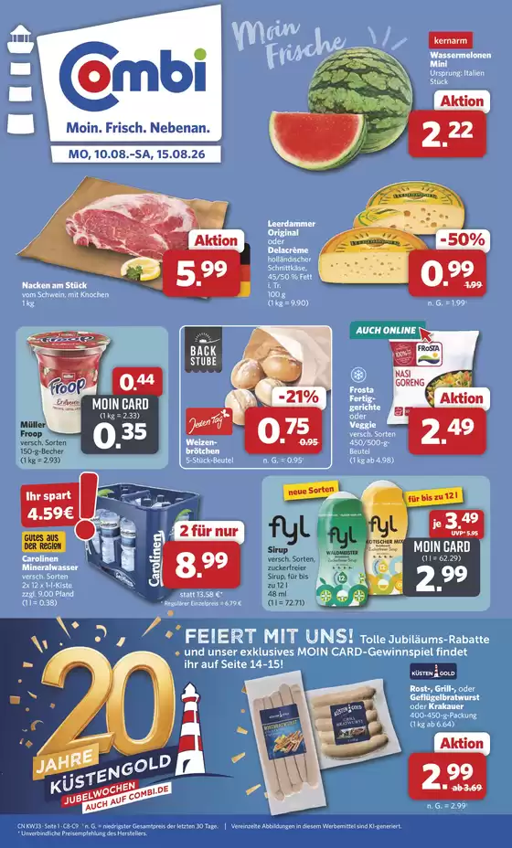 Combi Markt Katalog in Eching | Angebote | 2026-08-10T00:00:00.000Z - 2026-08-17T00:00:00.000Z