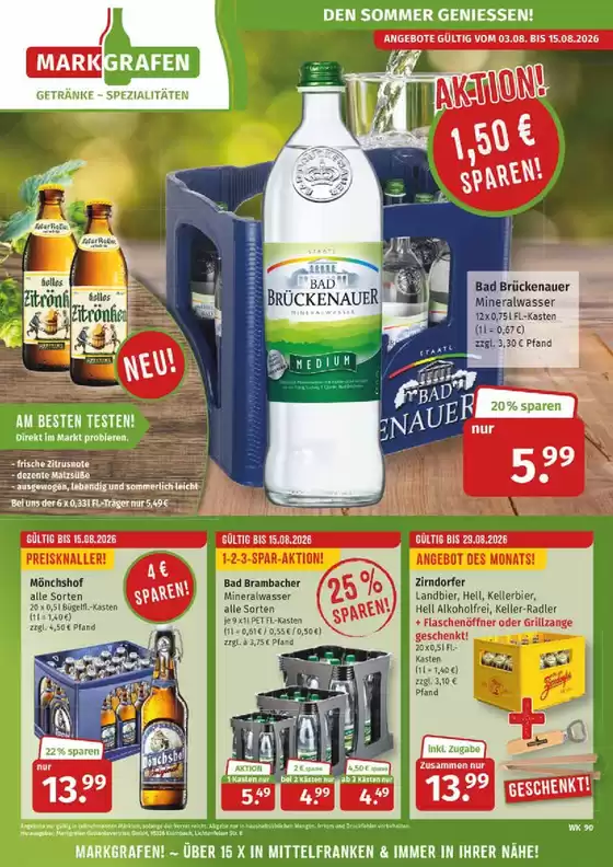 Markgrafen Katalog | DEN SOMMER GENISSEN! | 2026-08-03T00:00:00.000Z - 2026-08-15T00:00:00.000Z