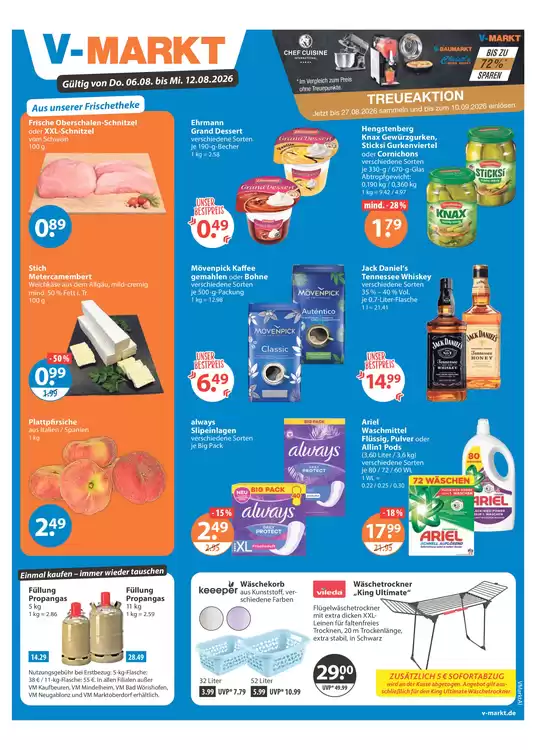 V Markt Katalog in Grabfeld | Sonderangebote für Sie | 2026-08-06T00:00:00.000Z - 2026-08-12T00:00:00.000Z