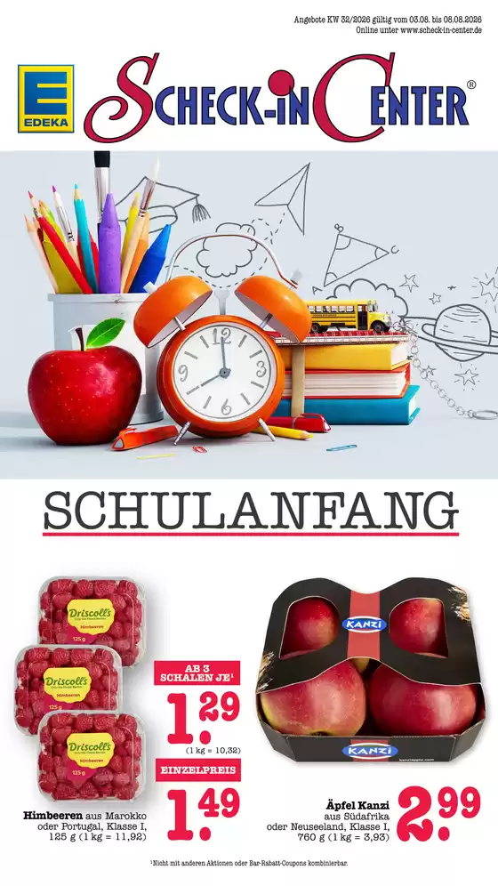Scheck-in-Center Katalog | Unsere besten Angebote für Sie | 2026-08-04T00:00:00.000Z - 2026-08-08T00:00:00.000Z