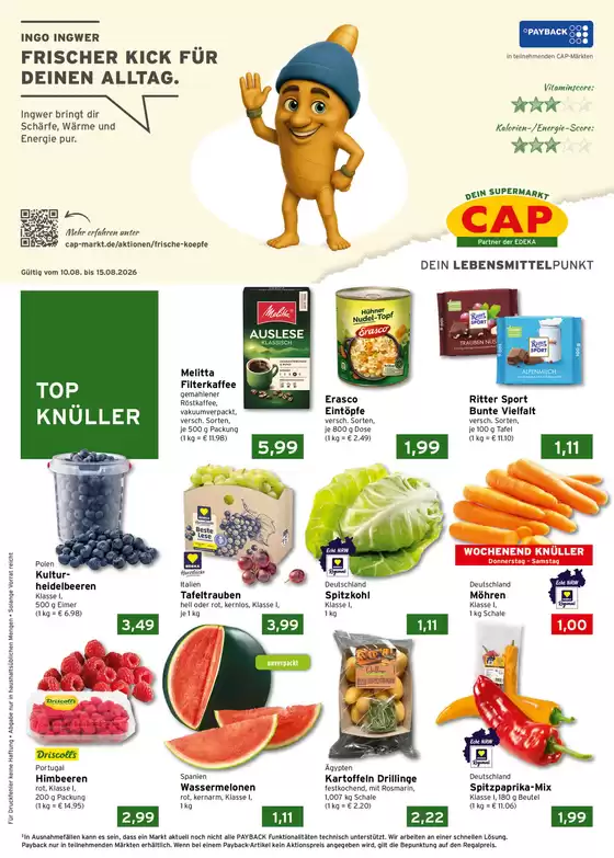 CAP Markt Katalog in Lauffen am Neckar | Unsere besten Schnäppchen | 2026-08-10T00:00:00.000Z - 2026-08-15T00:00:00.000Z