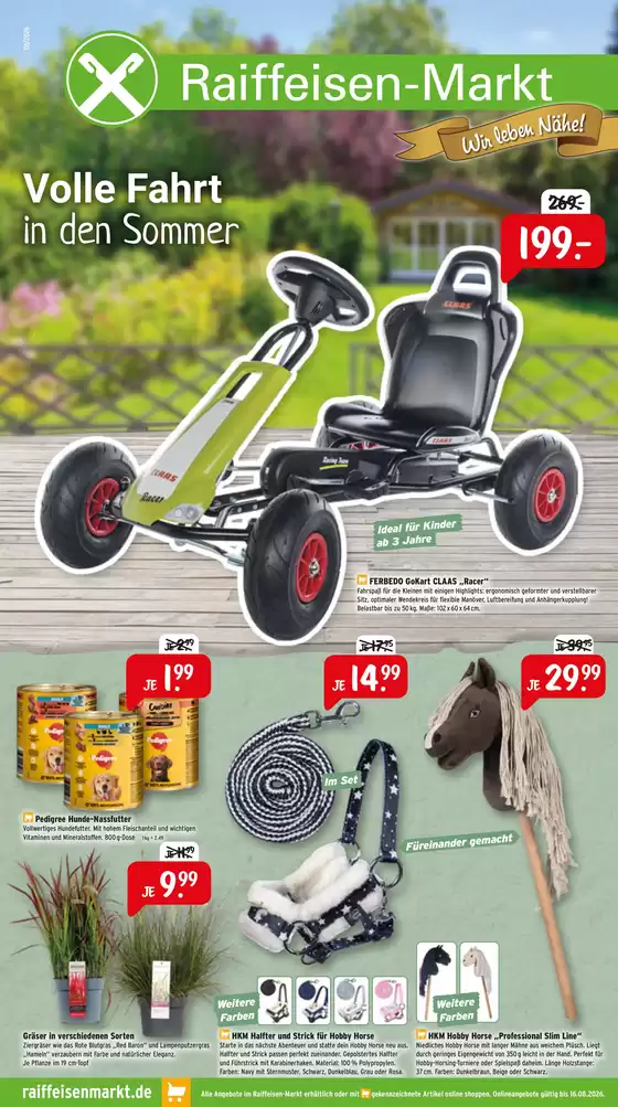 Raiffeisen Markt Katalog | Aktuelles prospekt | 2026-08-05T00:00:00.000Z - 2026-08-16T00:00:00.000Z