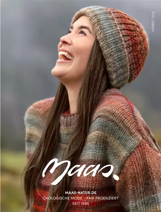 Maas Natur Katalog | ÖKOLOGISCHE MODE – FAIR PRODUZIERT | 2026-08-05T00:00:00.000Z - 2026-09-30T00:00:00.000Z