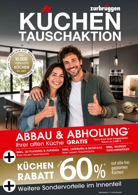 Zurbrüggen Katalog | Küchentausch-Aktion | 2026-08-06T00:00:00.000Z - 2026-08-14T00:00:00.000Z