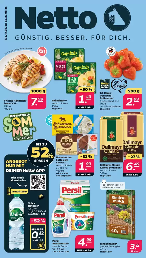 Netto Katalog | Exklusive Schnäppchen | 2026-08-17T00:00:00.000Z - 2026-08-22T00:00:00.000Z