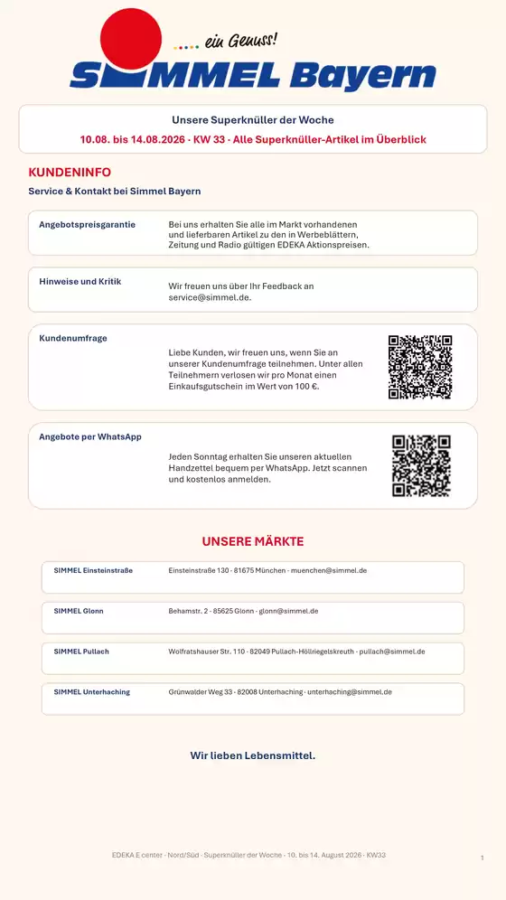 Simmel Katalog | Simmel flugblatt | 2026-08-10T00:00:00.000Z - 2026-08-14T00:00:00.000Z