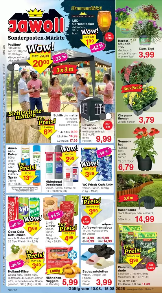 Jawoll Katalog | Jawoll Prospekt kw33 2026 | 2026-08-10T00:00:00.000Z - 2026-08-15T00:00:00.000Z