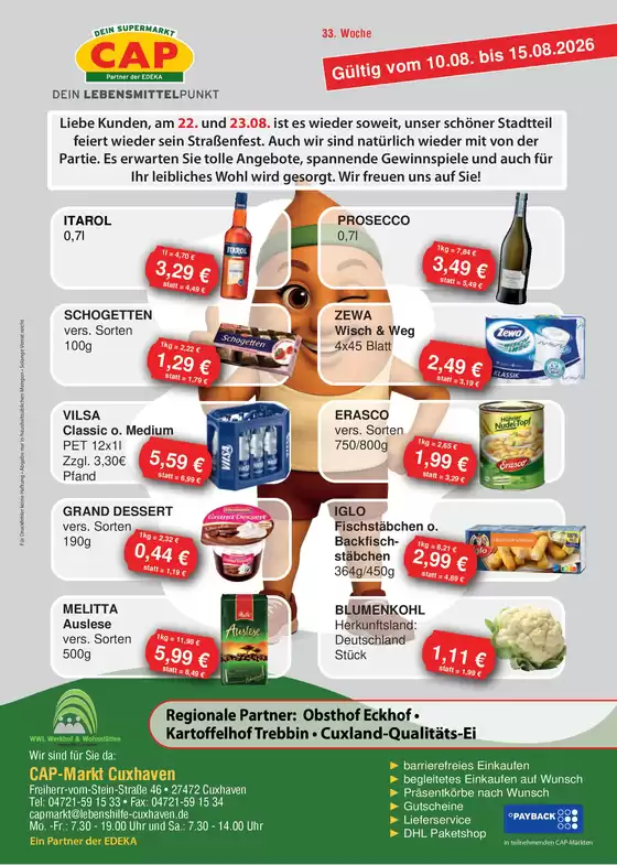 CAP Markt Katalog | Top-Deals und Rabatte | 2026-08-10T00:00:00.000Z - 2026-08-15T00:00:00.000Z