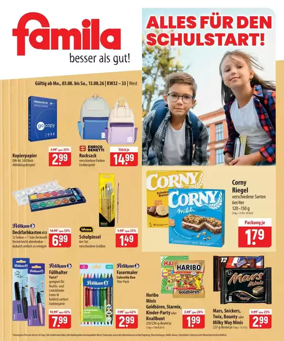 famila Katalog in Scheeßel | Aktuelle Sonderaktionen | 2026-08-03T00:00:00.000Z - 2026-08-15T00:00:00.000Z