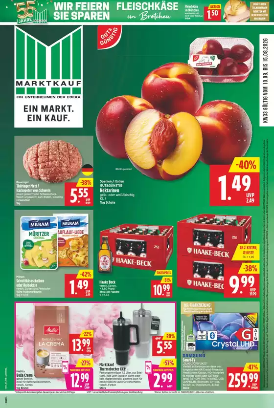 Marktkauf Katalog | Tolles Angebot für alle Kunden | 2026-08-10T00:00:00.000Z - 2026-08-15T00:00:00.000Z