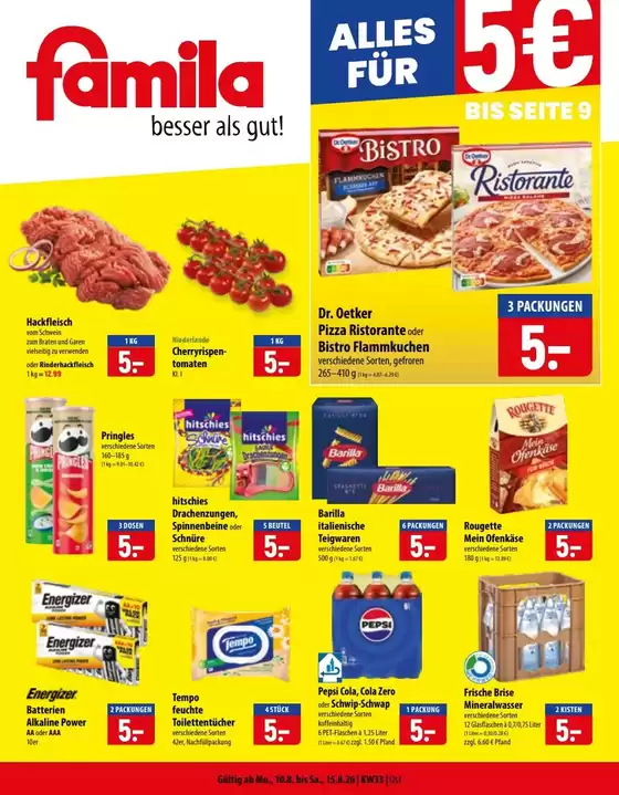 famila Katalog | Unsere besten Angebote für Sie | 2026-08-10T00:00:00.000Z - 2026-08-15T00:00:00.000Z