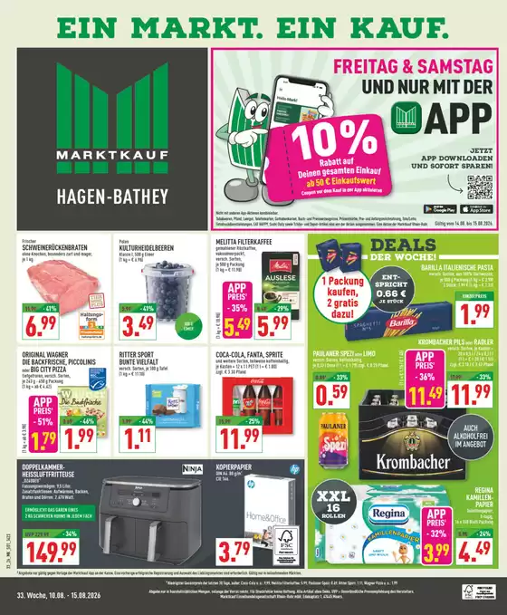 Marktkauf Katalog | Aktuelle Deals und Angebote | 2026-08-10T00:00:00.000Z - 2026-08-15T00:00:00.000Z