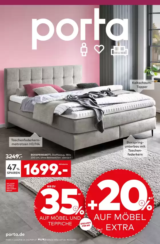 porta Möbel Katalog | porta Möbel flugblatt | 2026-08-10T00:00:00.000Z - 2026-08-22T00:00:00.000Z