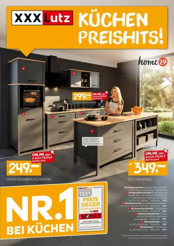 XXXLutz Katalog | Küchen Preishits | 2026-08-10T00:00:00.000Z - 2026-08-22T00:00:00.000Z