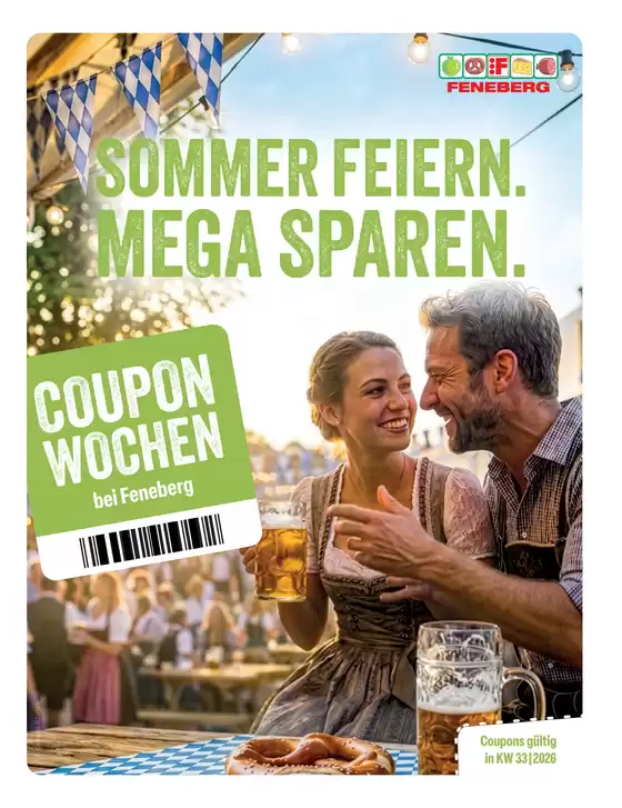 Feneberg Katalog | KW33 Couponwochen 2026 | 2026-08-13T00:00:00.000Z - 2026-08-15T00:00:00.000Z