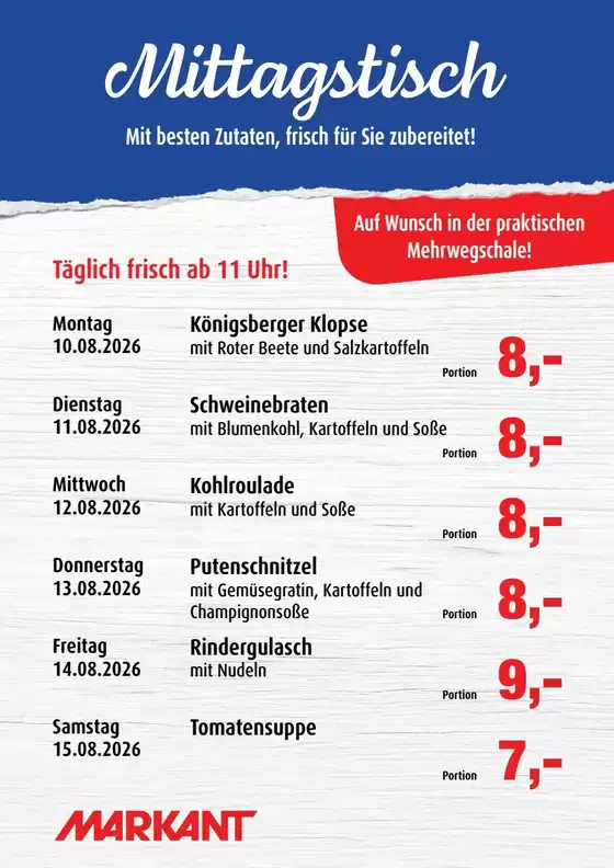 Markant Katalog | Top-Angebote für Sparfüchse | 2026-08-10T00:00:00.000Z - 2026-08-15T00:00:00.000Z