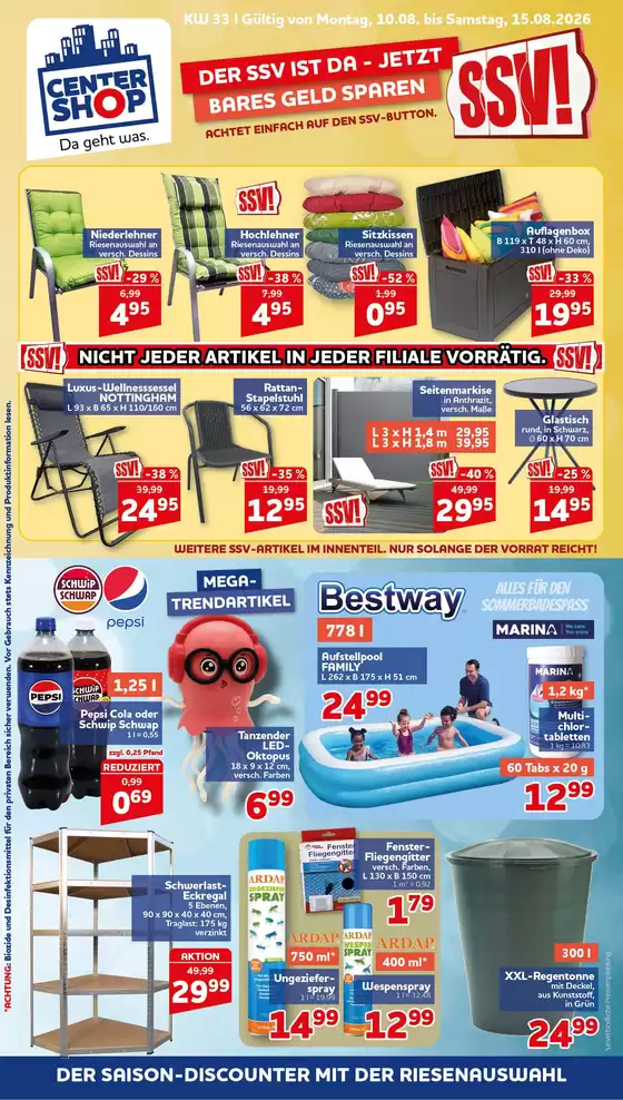 CENTERSHOP Katalog | KW33 | 2026-08-10T00:00:00.000Z - 2026-08-15T00:00:00.000Z