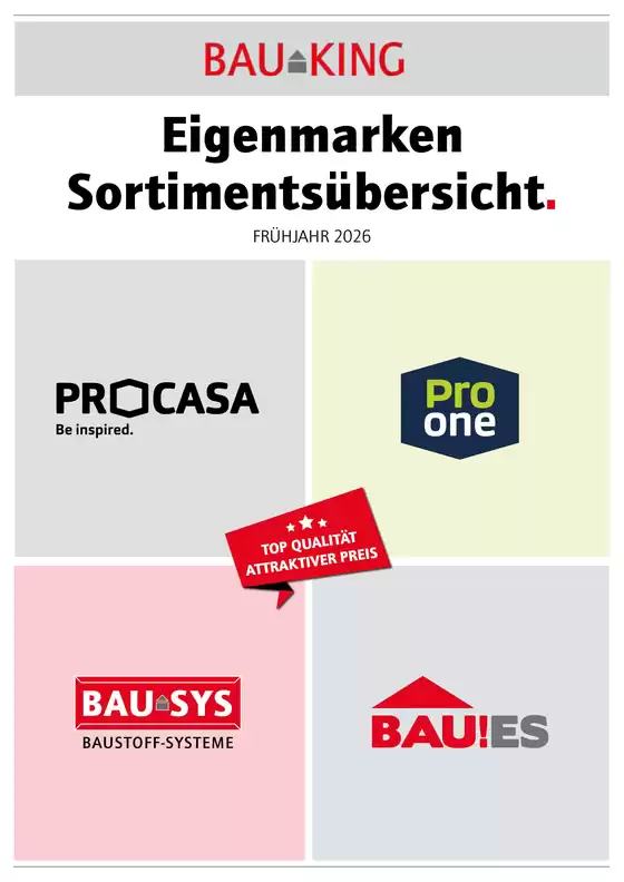 Bauking Katalog | Eigenmarken Sortimentsübersicht | 2026-08-11T00:00:00.000Z - 2026-08-31T00:00:00.000Z