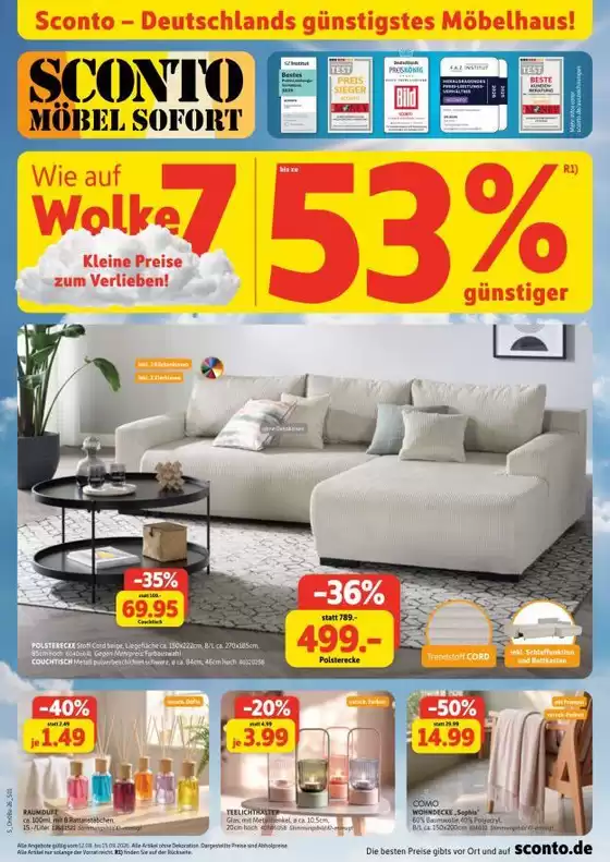 SCONTO Katalog | Neue Angebote zum Entdecken | 2026-08-12T00:00:00.000Z - 2026-08-21T00:00:00.000Z