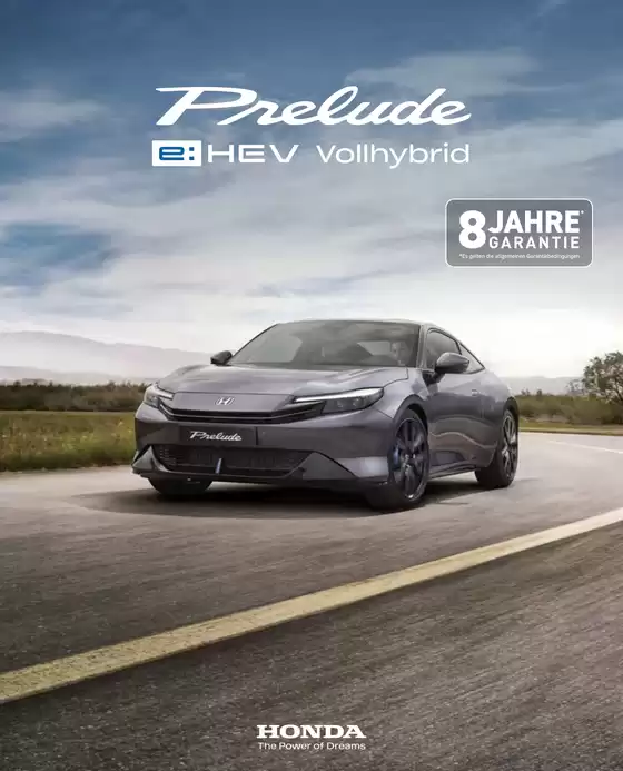 Honda Katalog | Prelude Broschuere 2026 08 | 2026-08-13T00:00:00.000Z - 2027-08-13T00:00:00.000Z