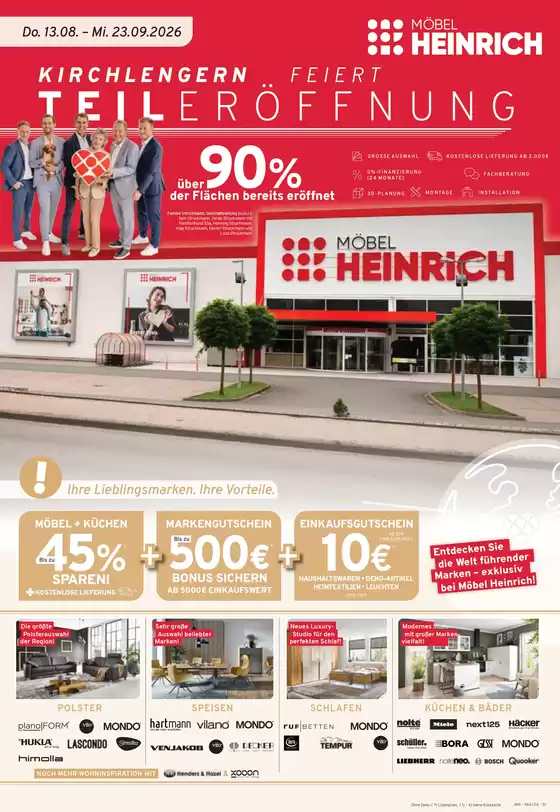 Möbel Heinrich Katalog | Unsere besten Schnäppchen | 2026-08-13T00:00:00.000Z - 2026-09-23T00:00:00.000Z