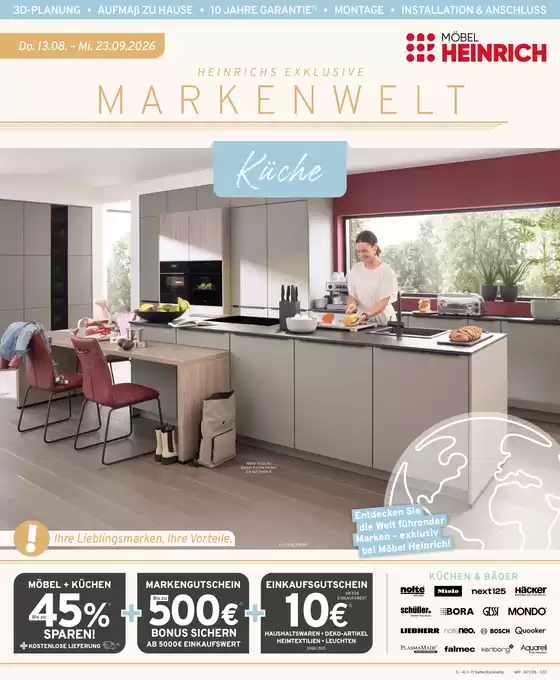 Möbel Heinrich Katalog | Neue Angebote zum Entdecken | 2026-08-13T00:00:00.000Z - 2026-09-23T00:00:00.000Z