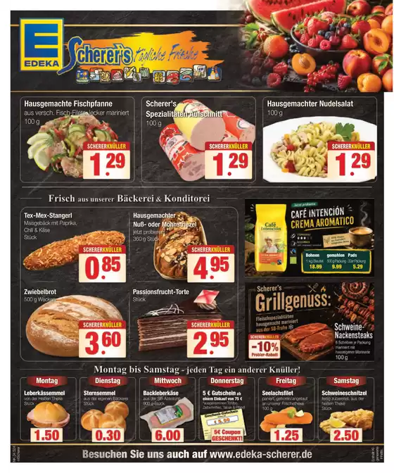 Edeka Scherer Katalog | Flugblatt KW34 2026 | 2026-08-18T00:00:00.000Z - 2026-08-23T00:00:00.000Z