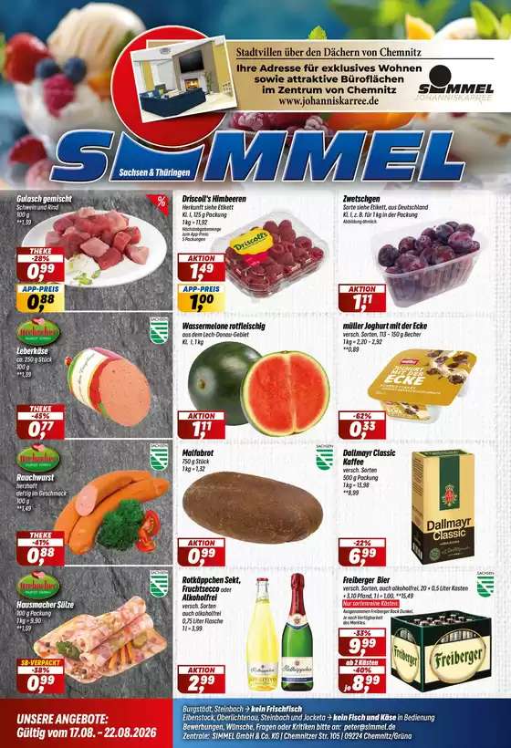 Simmel Katalog | Jetzt sparen mit unseren Deals | 2026-08-17T00:00:00.000Z - 2026-08-22T00:00:00.000Z