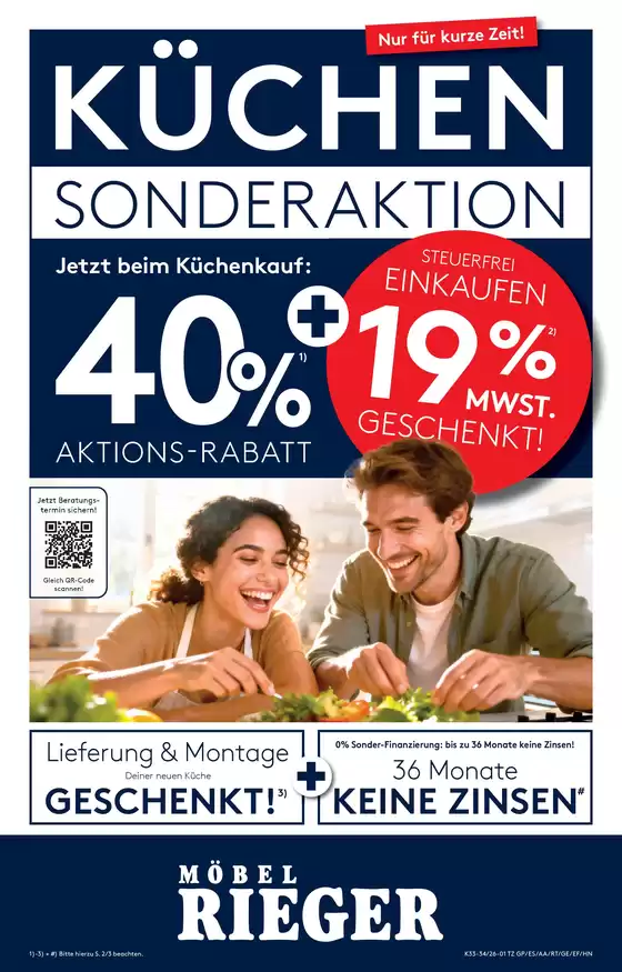 Möbel Rieger Katalog | Angebote für Schnäppchenjäger | 2026-08-11T00:00:00.000Z - 2026-08-24T00:00:00.000Z