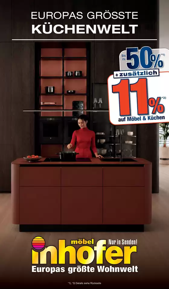 Möbel Inhofer Katalog | EUROPAS GRÖSSTE KÜCHENWELT | 2026-08-14T00:00:00.000Z - 2026-08-29T00:00:00.000Z