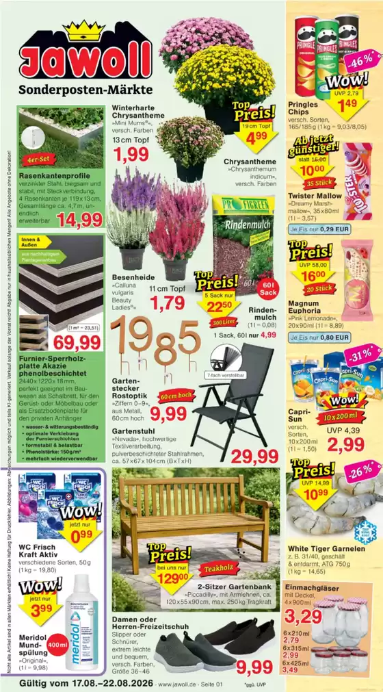 Jawoll Katalog | Jawoll Prospekt kw34 2026 | 2026-08-17T00:00:00.000Z - 2026-08-22T00:00:00.000Z