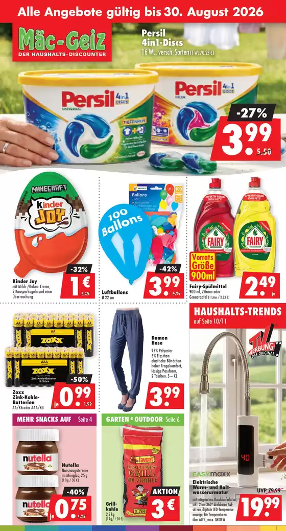 Mäc Geiz Katalog | Mäc Geiz flugblatt | 2026-08-14T00:00:00.000Z - 2026-08-30T00:00:00.000Z