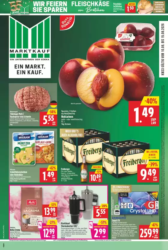 Marktkauf Prospekt in Coburg | Aktuelle Schnäppchen und Angebote | 2026-08-10T00:00:00.000Z - 2026-08-15T00:00:00.000Z