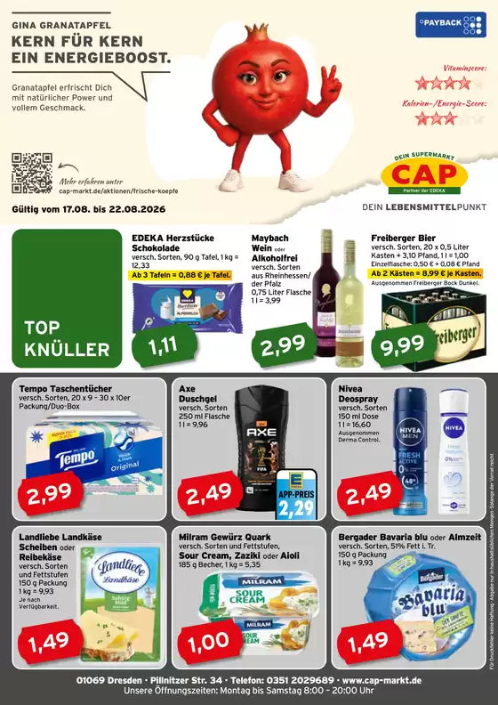CAP Markt Katalog in Pfaffenweiler | Unsere besten Angebote für Sie | 2026-08-17T00:00:00.000Z - 2026-08-22T00:00:00.000Z