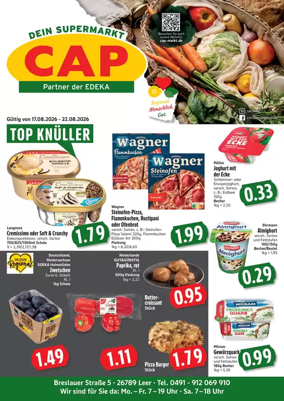 CAP Markt Katalog | Tolles Angebot für Schnäppchenjäger | 2026-08-17T00:00:00.000Z - 2026-08-22T00:00:00.000Z