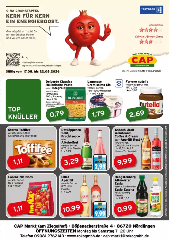 CAP Markt Katalog | Neue Angebote zum Entdecken | 2026-08-17T00:00:00.000Z - 2026-08-22T00:00:00.000Z