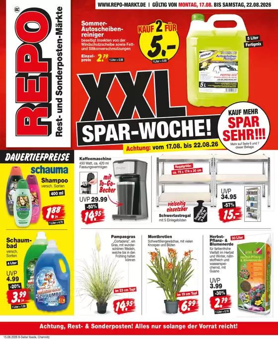 Repo Markt Katalog in Bochum | Repo Markt katalog | 2026-08-17T00:00:00.000Z - 2026-08-22T00:00:00.000Z