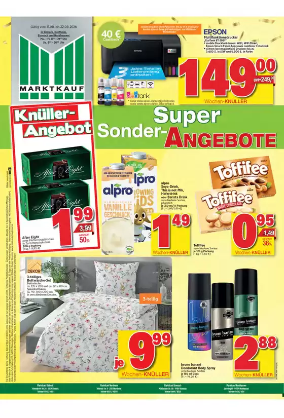 Marktkauf Katalog | Exklusive Deals und Schnäppchen | 2026-08-17T00:00:00.000Z - 2026-08-22T00:00:00.000Z