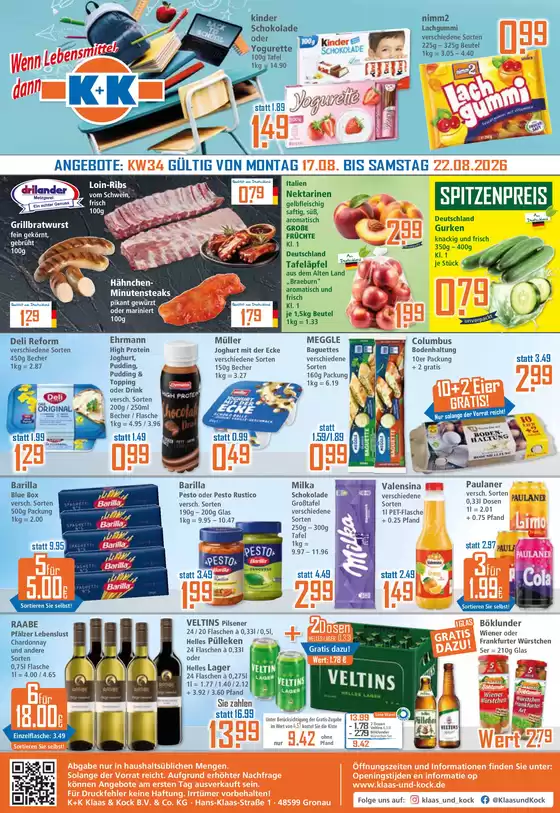 Klaas & Kock Katalog | Klaas Kock flugblatt | 2026-08-17T00:00:00.000Z - 2026-08-22T00:00:00.000Z