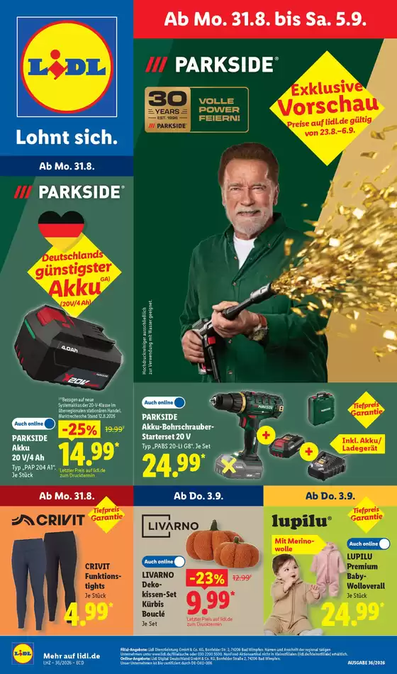 Lidl Katalog | 31.08.2026 05.09.2026 | 2026-08-31T00:00:00.000Z - 2026-09-05T00:00:00.000Z