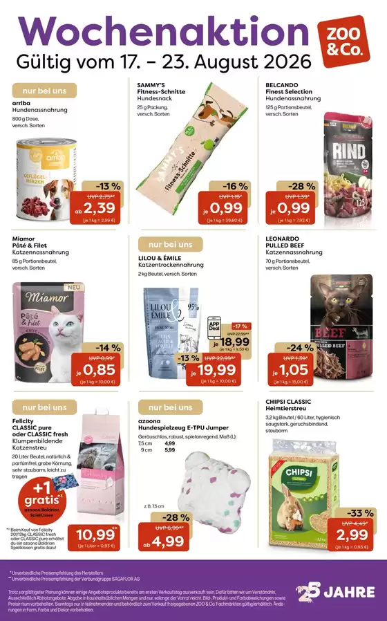 Zoo & Co Katalog | Zoo Co flugblatt | 2026-08-17T00:00:00.000Z - 2026-08-23T00:00:00.000Z
