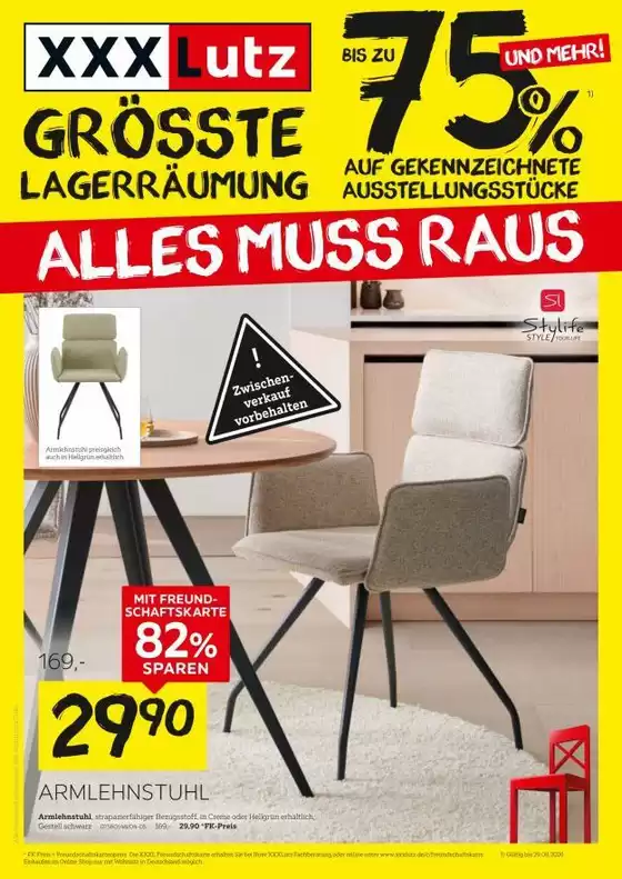 XXXLutz Katalog | Größte Lagerräumung | 2026-08-17T00:00:00.000Z - 2026-08-29T00:00:00.000Z