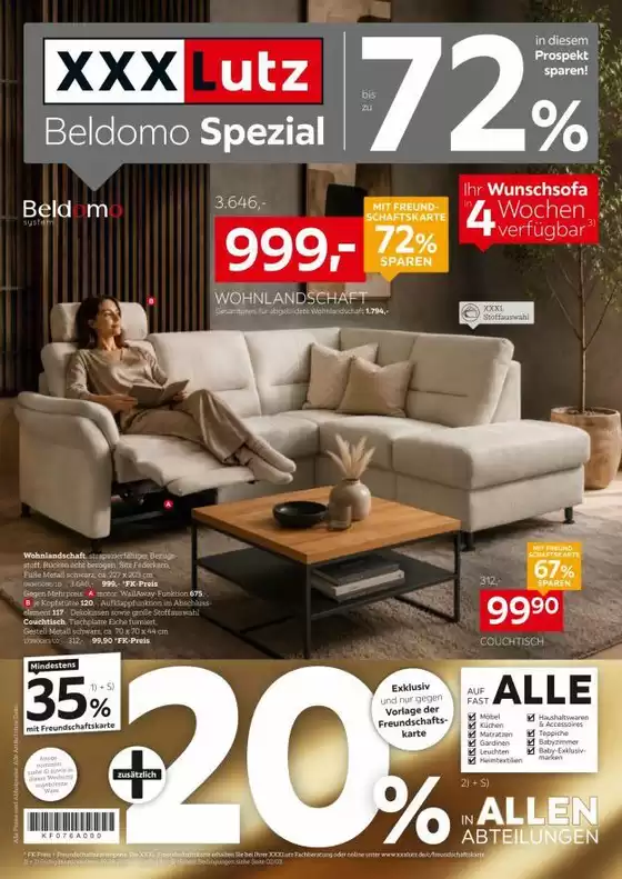 XXXLutz Katalog | Beldomo Spezial | 2026-08-17T00:00:00.000Z - 2026-08-29T00:00:00.000Z