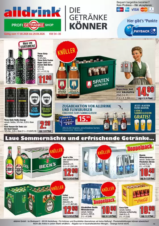 Profi Getränke Katalog | Profi Getränke Angebote | 2026-08-17T00:00:00.000Z - 2026-08-29T00:00:00.000Z