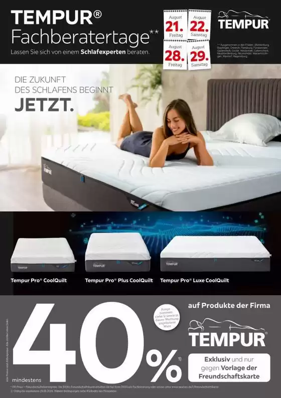 XXXLutz Katalog | Tempur Spezial | 2026-08-17T00:00:00.000Z - 2026-08-29T00:00:00.000Z