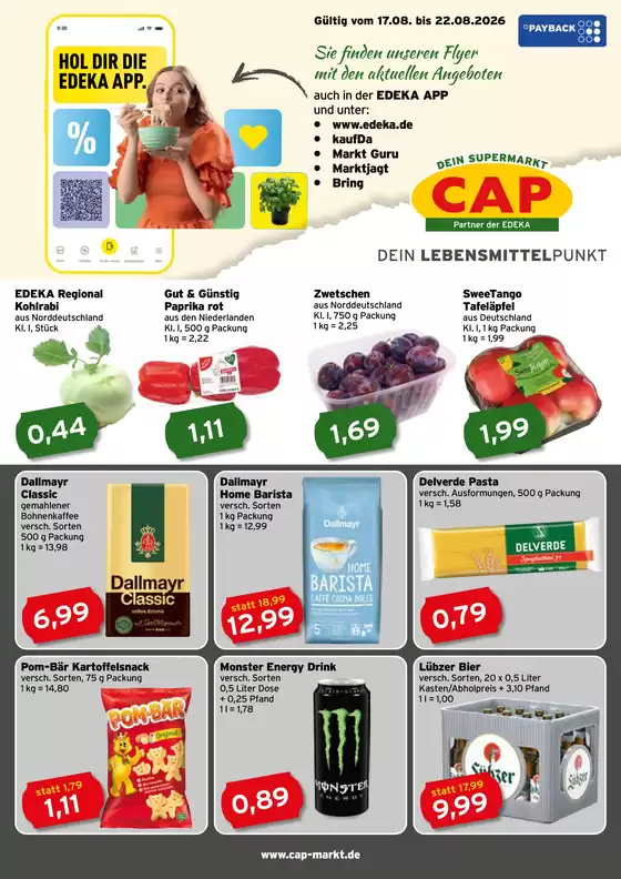 CAP Markt Katalog | Neue Angebote zum Entdecken | 2026-08-17T00:00:00.000Z - 2026-08-22T00:00:00.000Z
