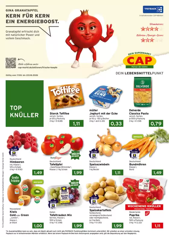 CAP Markt Katalog in Eichstetten am Kaiserstuhl | Attraktive Sonderangebote für alle | 2026-08-17T00:00:00.000Z - 2026-08-22T00:00:00.000Z