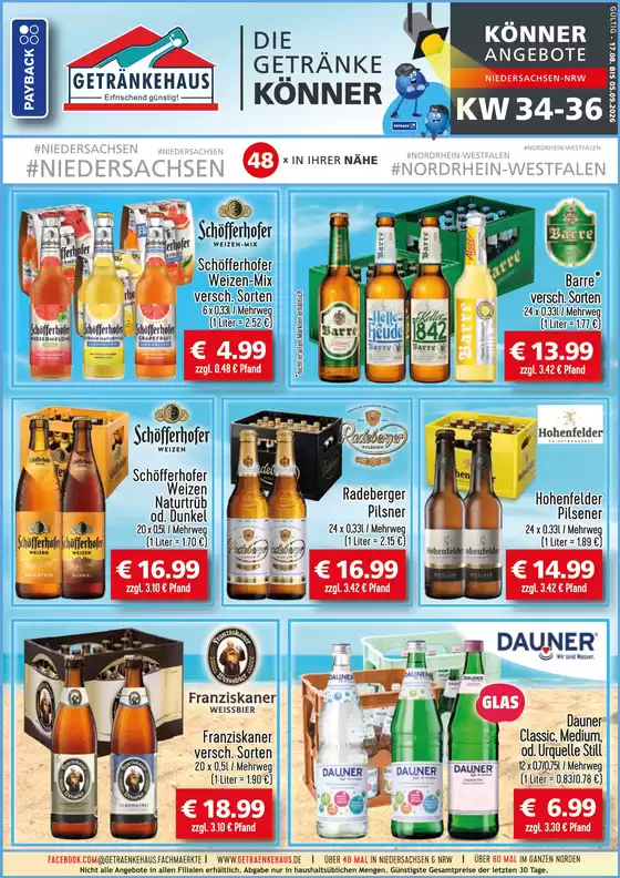 Getränkehaus Katalog in Regensburg | MEY West KW34 35 36 17.08.2026 05.09.2026 | 2026-08-17T00:00:00.000Z - 2026-09-05T00:00:00.000Z