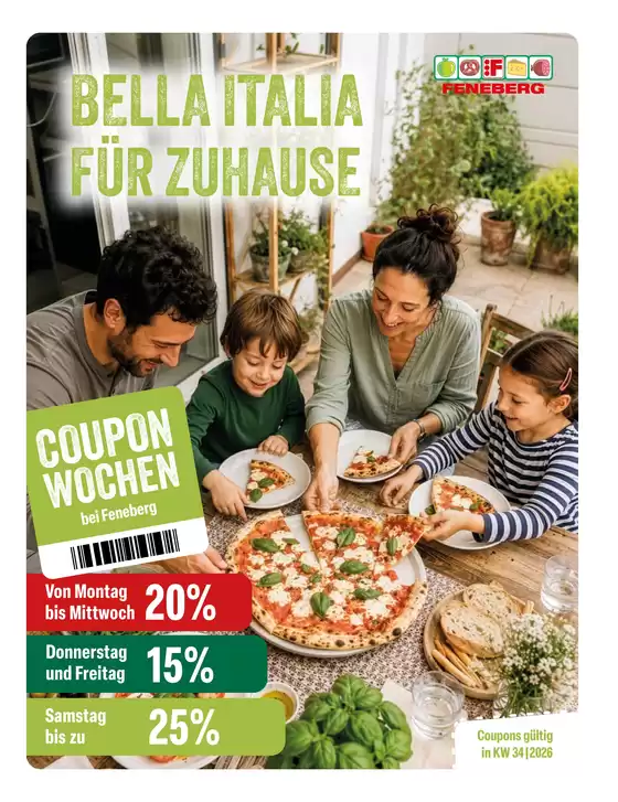 Feneberg Prospekt in Solingen | KW 34 Couponwochen 2026 NEU | 2026-08-17T00:00:00.000Z - 2026-08-22T00:00:00.000Z